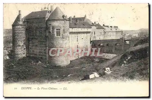 Cartes postales Dieppe Le Vieux Chateau