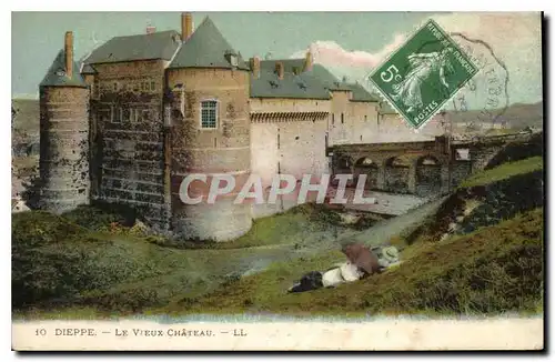 Cartes postales Dieppe le vieux chateau