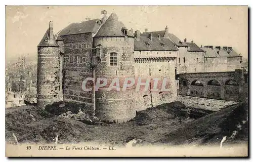 Cartes postales Dieppe le vieux chateau