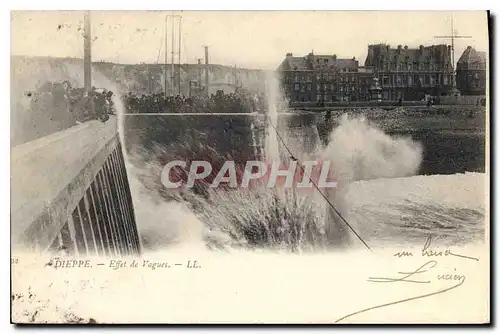 Cartes postales Dieppe Effet de Vagues