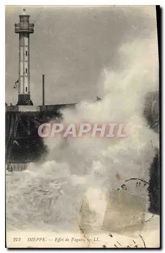 Cartes postales Dieppe Effet de Vagues