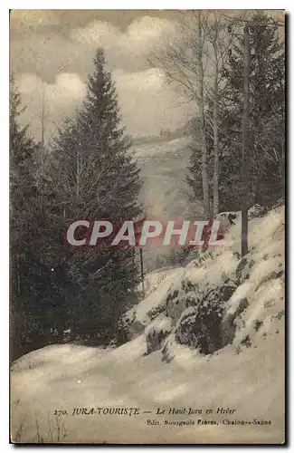 Cartes postales Jura Touriste le Haut Jura en hiver