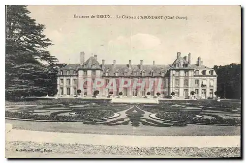 Cartes postales Environs de Dreux le Chateau d'Abondant cote Ouest