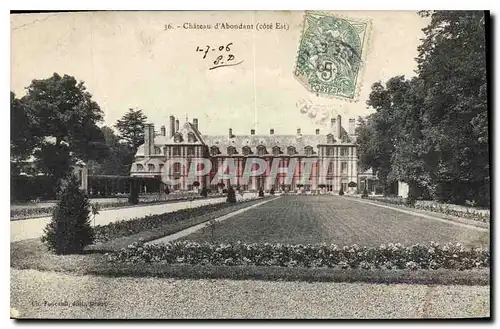 Cartes postales Chateau d'Abondant cote Est