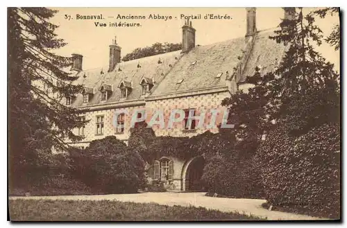 Ansichtskarte AK Bonneval Ancienne Abbaye Portail d'Entree vue interieure