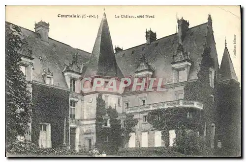 Cartes postales Courtalain E et L le chateau cote Nord