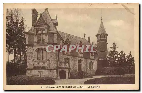 Cartes postales Chateau d'Esclimont E et L la Lalterie