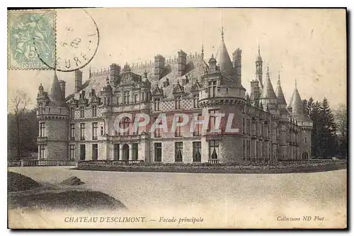 Cartes postales Chateau d'Esclimont Facade Principale