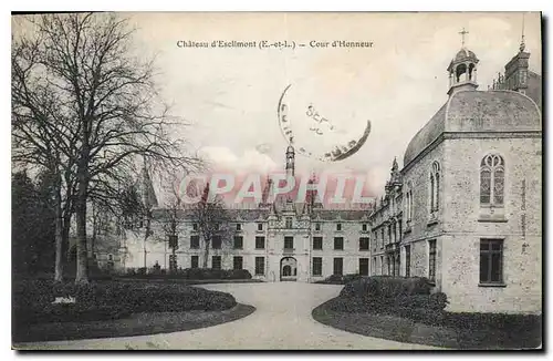 Ansichtskarte AK Chateau d'Esclimont E et L cour d'Honneur