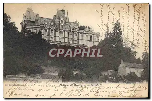 Cartes postales Chateau de Montigny facade Est