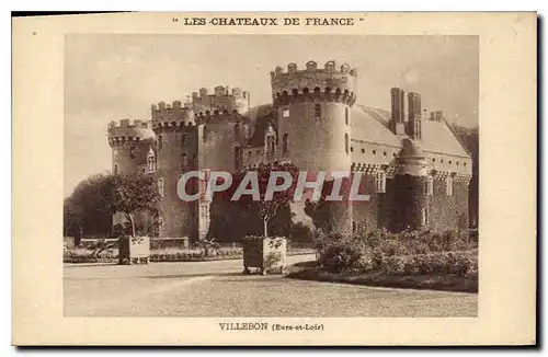 Cartes postales Les chateaux de France Villebon Eure et Loir