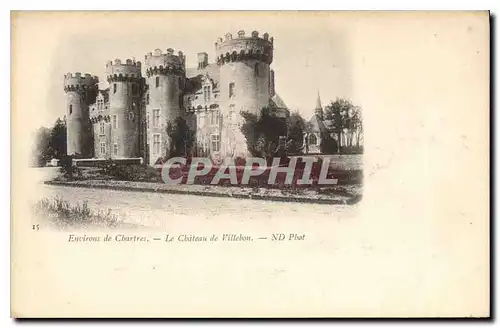 Cartes postales Environs de Chartres le chateau de Villebon