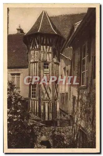 Cartes postales Verneuil sur Avre Eure Maison a Tourelle de la rue de la Poissonnerie fin du XV S