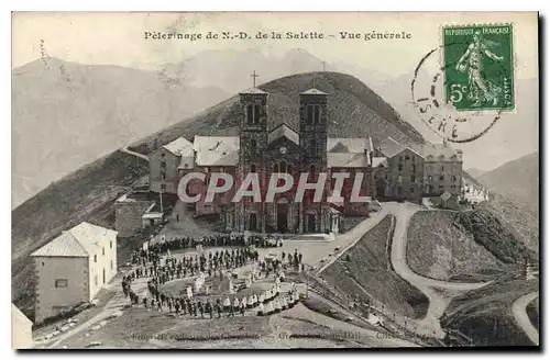 Cartes postales Pelerinage de N D de la Salette vue generale