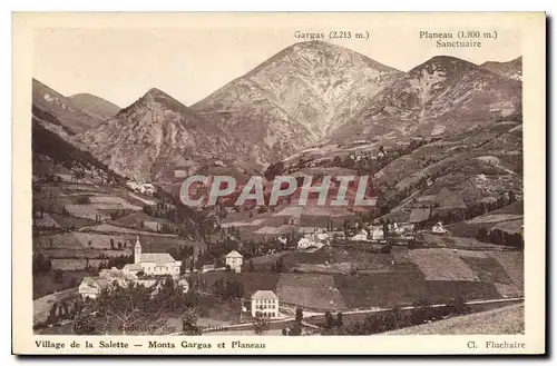 Cartes postales Village de la Salette Monts Gargas et Planeau