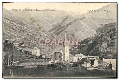 Cartes postales Village de la Salette Route du Pelerinage