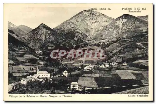 Cartes postales Village de la Salette Monts Gargas et Planeau Cliche Fluchaire