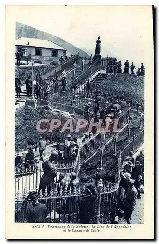 Cartes postales Pelerinage de la Salette le Lieu de l'Apparition et le chemin de Croix