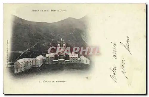 Cartes postales Pelerinage de la Salette Isere Cuevet du Monastere