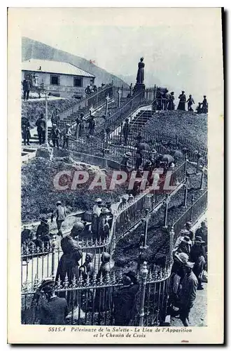 Cartes postales Pelerinage de la Salette le Lieu de l'Apparition et le chemin de Croix