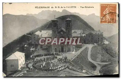 Cartes postales Pelerinage de N D de la Salette vue generale