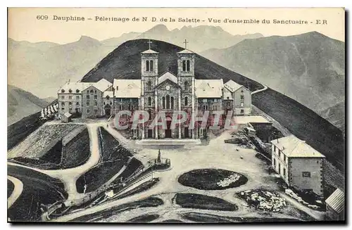 Ansichtskarte AK Dauphine Pelerinage de N D de la Salette vue d'ensemble du Sanctuaire