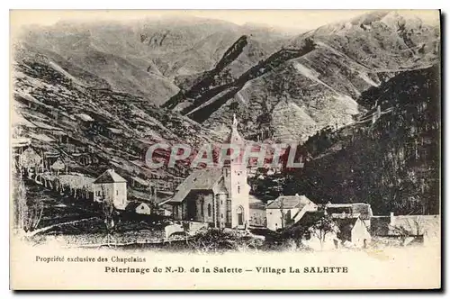 Cartes postales Pelerinage de N D de la Salette Village la Salette