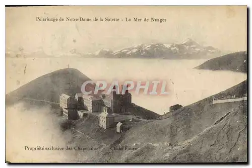 Ansichtskarte AK Pelerinage de Notre Dame de la Salette la Mer de Nuages