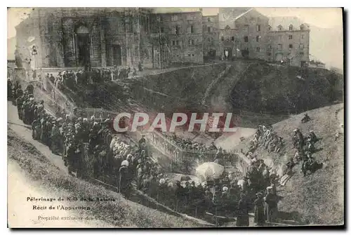 Cartes postales Pelerinage de N D de la Salette Recit de l'Apparition