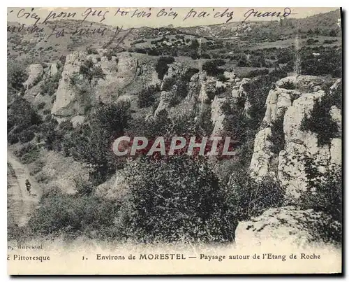 Ansichtskarte AK Environs de Morestel Paysage autour de l'Etang de Roche