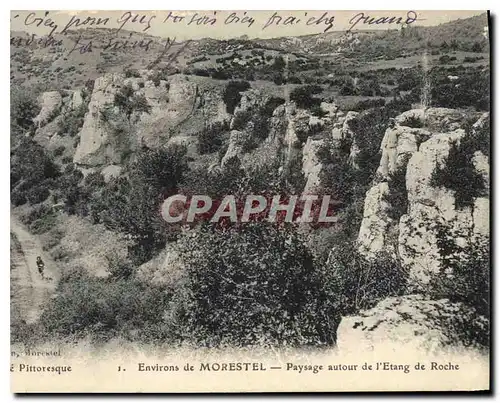 Cartes postales Environs de Morestel Paysage autour de l'Etang de Roche