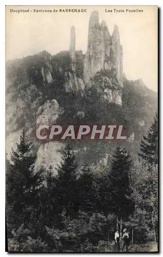 Cartes postales Dauphine environs de Sassenage les Trois Pucelles