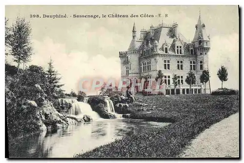 Ansichtskarte AK Dauphine Sassenage le chateau des Cotes