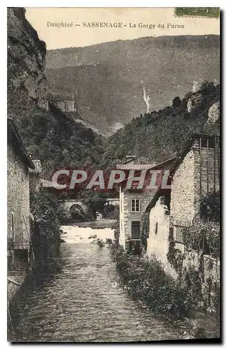 Cartes postales Dauphine Sassenage la Gorge du Furon