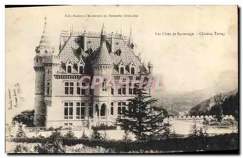 Cartes postales Les Cotes de Sassenage chateau Terray