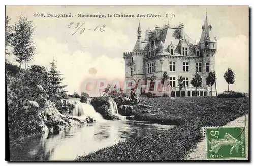 Ansichtskarte AK Dauphine Sassenage le chateau des Cotes