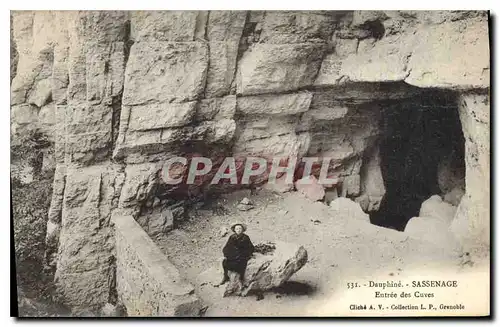 Cartes postales Dauphine Sassenage entree des Cuves