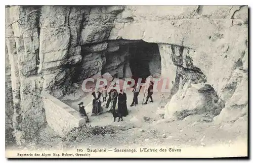 Cartes postales Dauphine Sassenage l'entree des Cuves