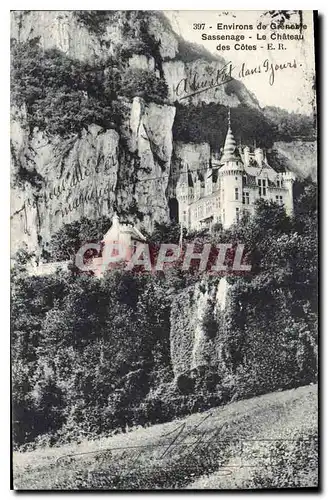 Cartes postales Environs de Grenoble Sassenage le chateau des Cotes