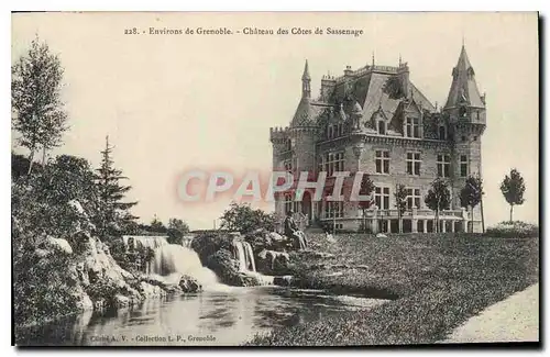 Ansichtskarte AK Environs de Grenoble chateau des Cotes de Sassenage