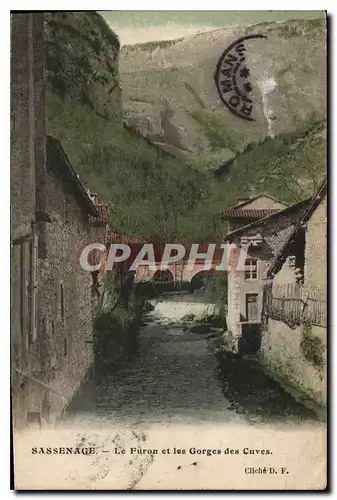 Cartes postales Sassenage le Furon et les Gorges des Cuves