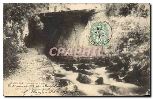 Cartes postales Sassenage entree des Cuves