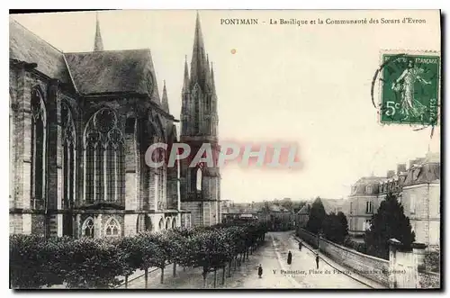 Ansichtskarte AK Pontmain la Basilique et la Communaute des Soeurs d'Evron