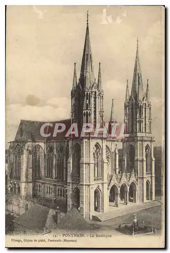 Cartes postales Pontmain la Basilique