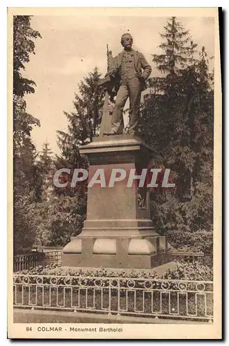 Ansichtskarte AK Colmar monument Bartholdi