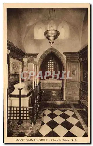 Cartes postales Mont Sainte Odile chapelle Sainte Odile