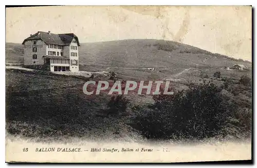 Ansichtskarte AK Ballon d'Alsace Hotel Stauffer Ballon et Ferme