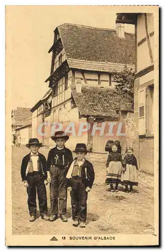 Cartes postales Souvenir d'Alsace