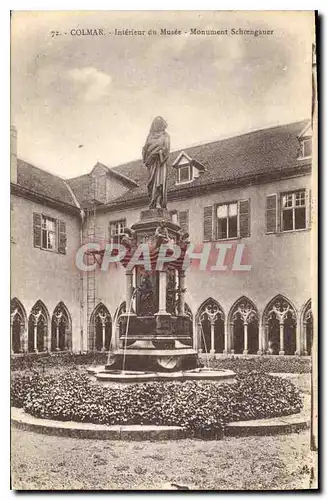 Ansichtskarte AK Colmar Interieur du Musee Monument Schoengauer