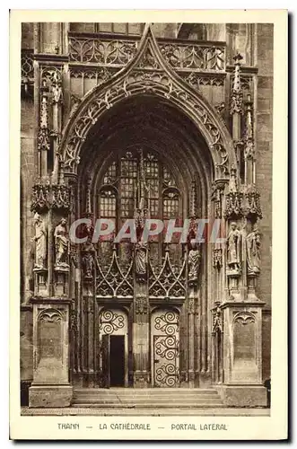 Ansichtskarte AK Thann la Cathedrale Portail lateral